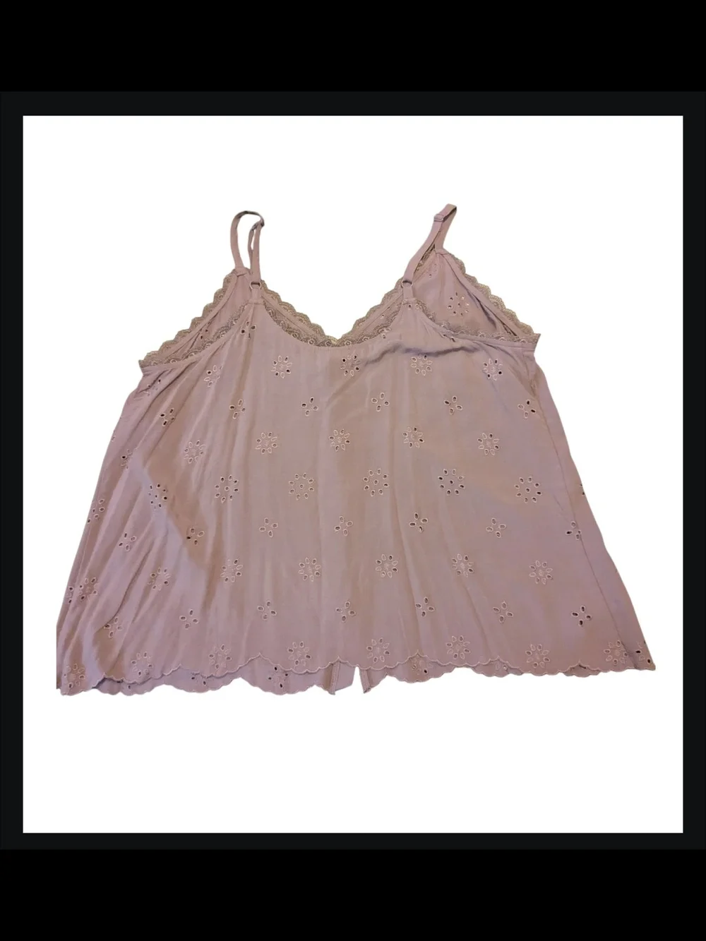 TORRID Sophie Eyelet Swing Cami - Size 00 - Picture 11 of 12